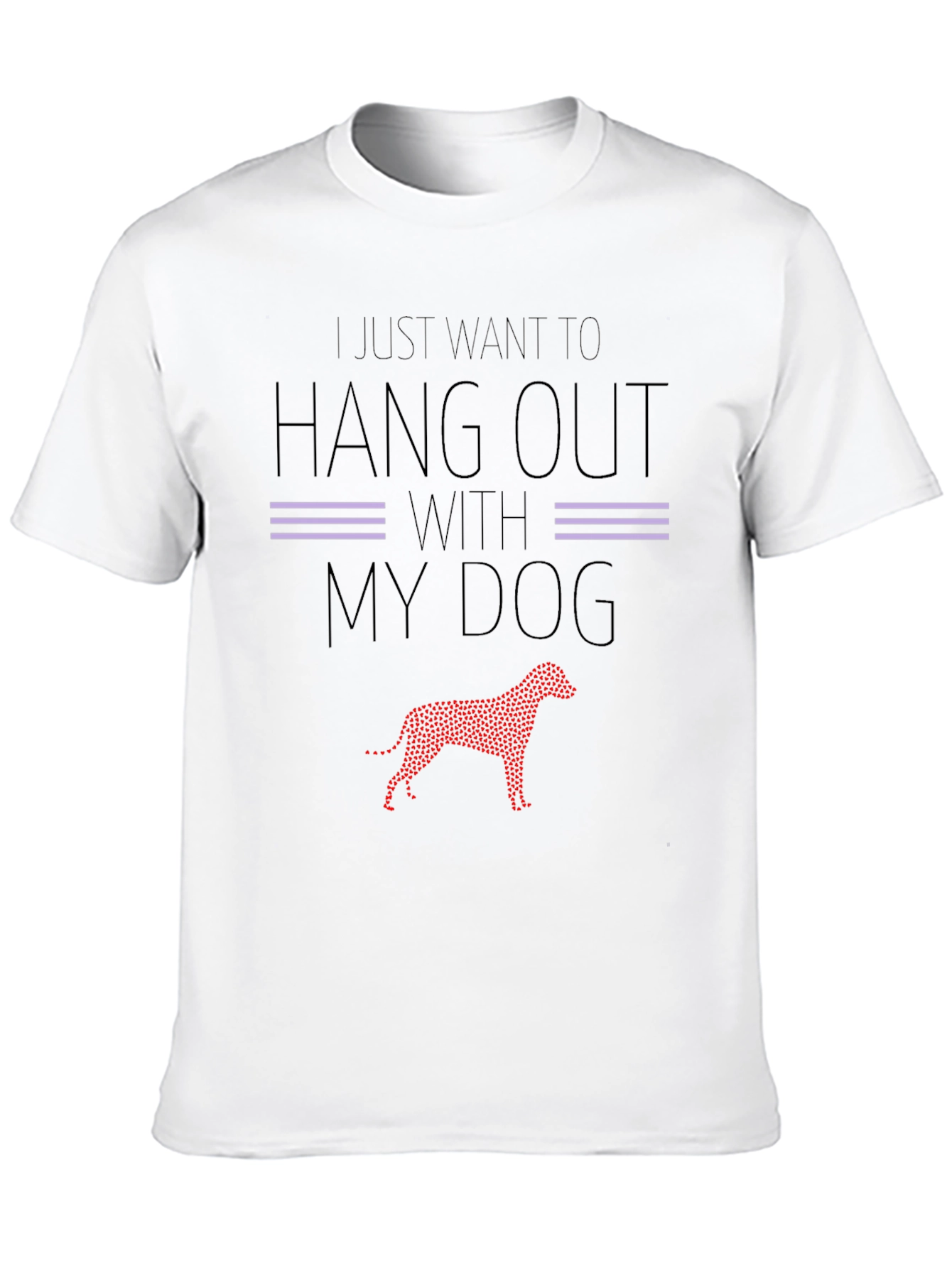 Hang Out With My Dog T-Shirt - Unisex