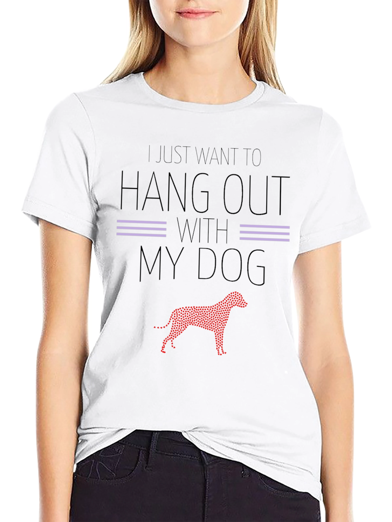 Hang Out With My Dog T-Shirt - Unisex
