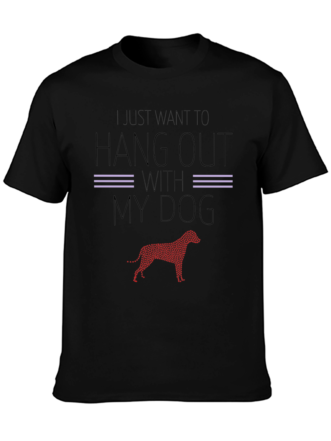 Hang Out With My Dog T-Shirt - Unisex