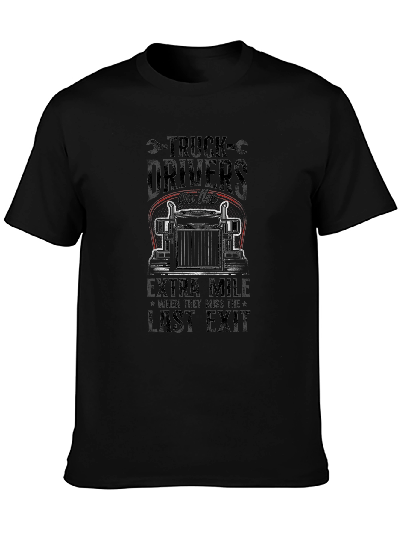 Truck Driver Extra Mile Graphic Tee