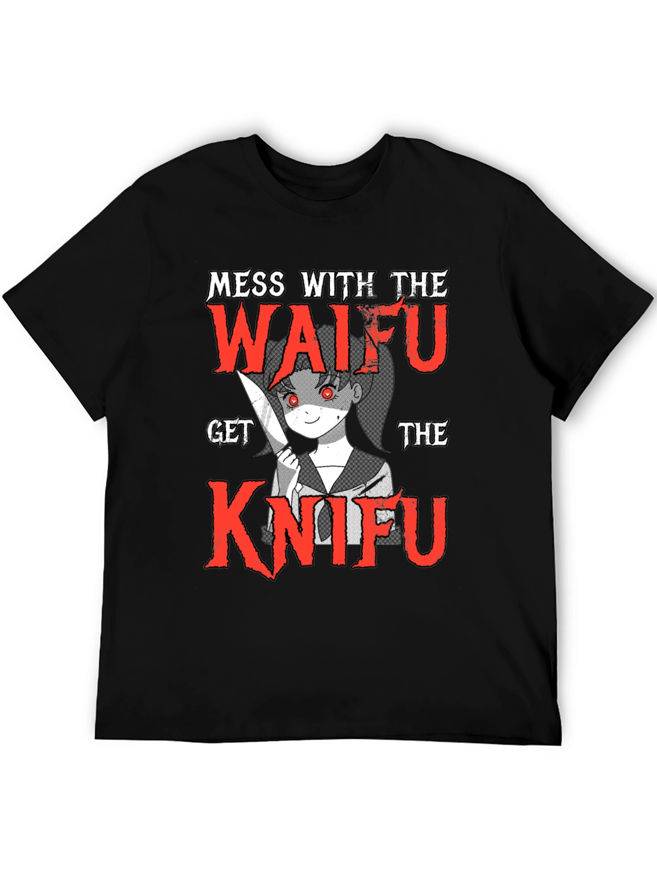 Waifu Knife T-Shirt - Anime Manga Graphic Tee