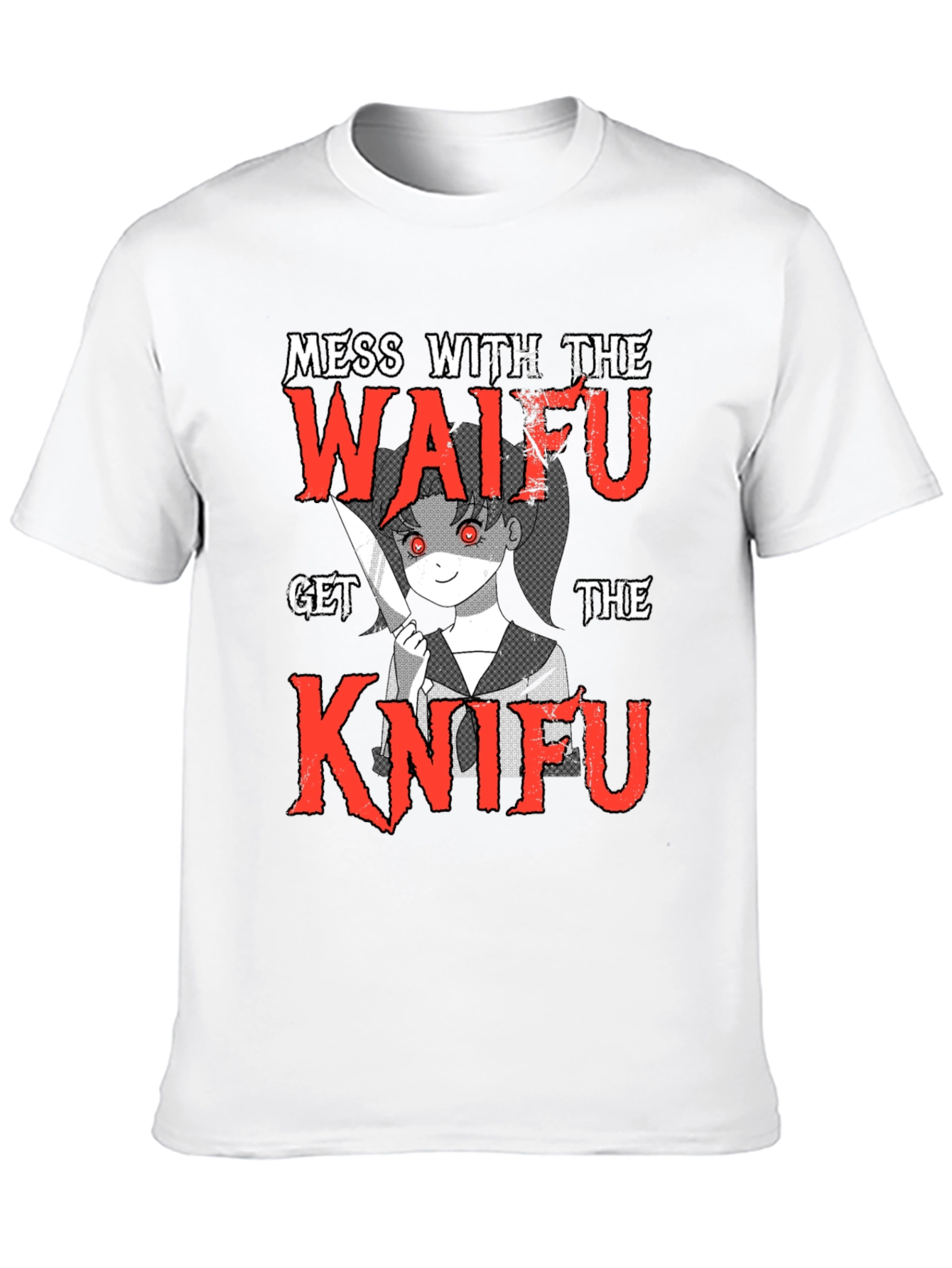 Waifu Knife T-Shirt - Anime Manga Graphic Tee