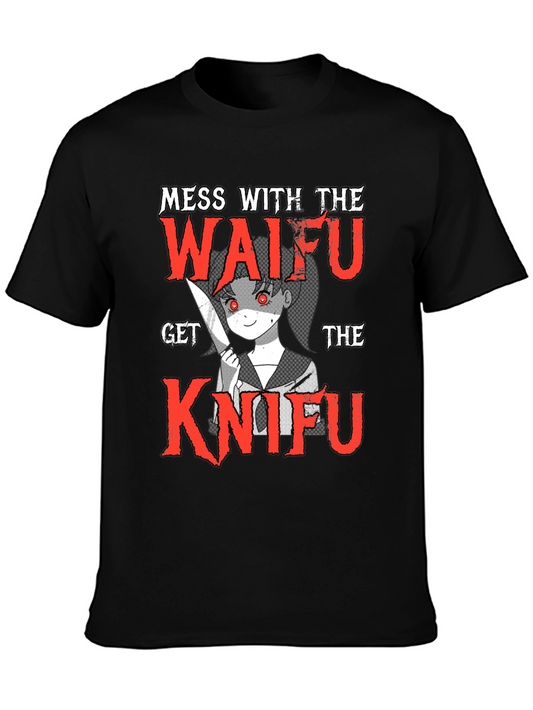 Waifu Knife T-Shirt - Anime Manga Graphic Tee