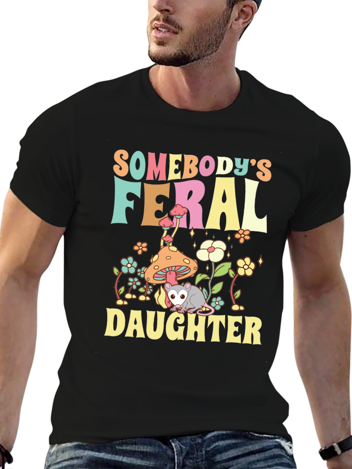 Somebodys Feral Daughter Graphic Tee