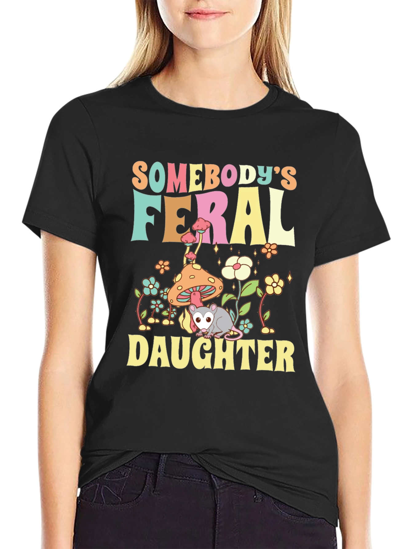 Somebodys Feral Daughter Graphic Tee