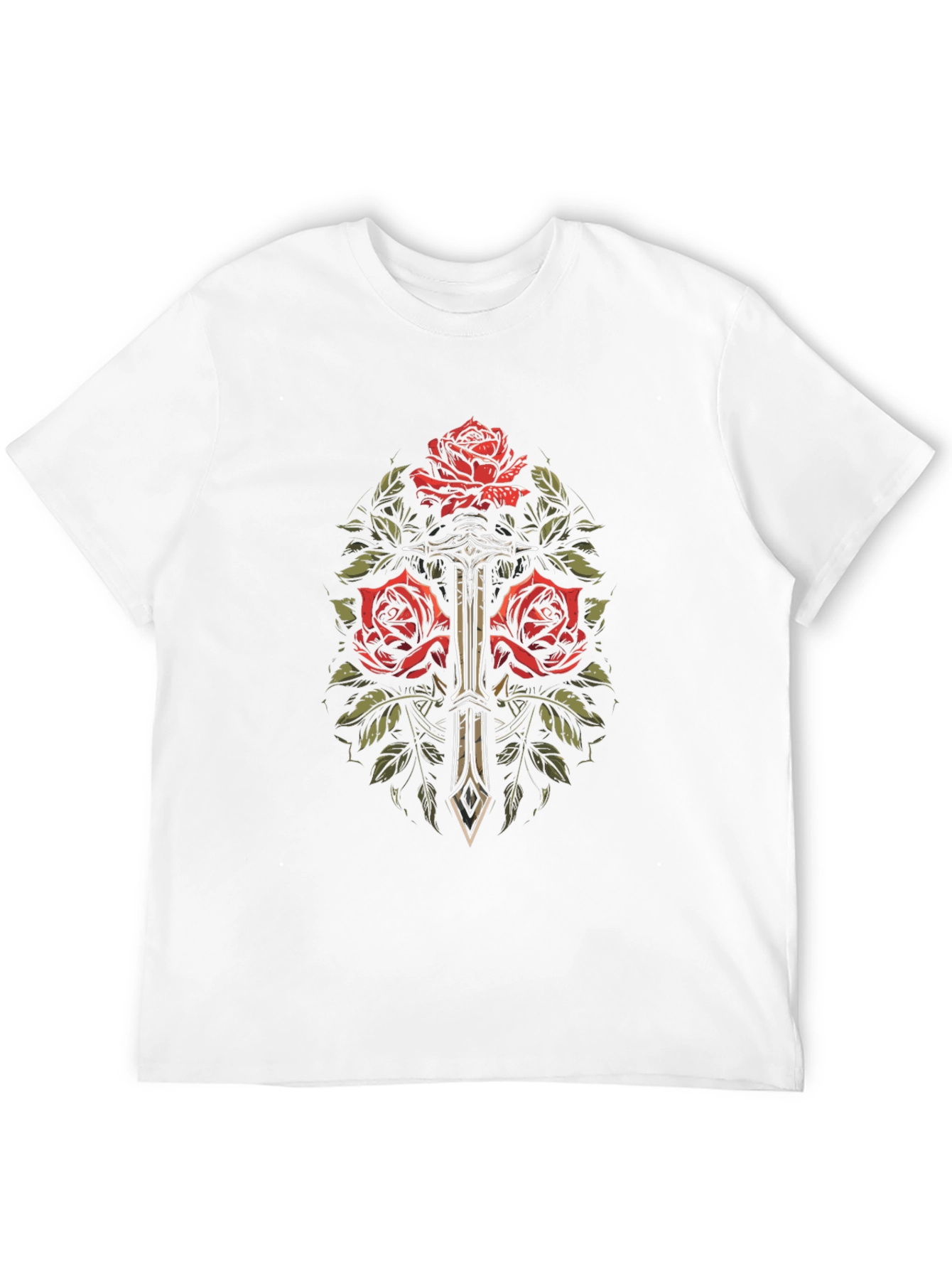 Rose & Dagger Graphic Tee - Edgy Streetwear