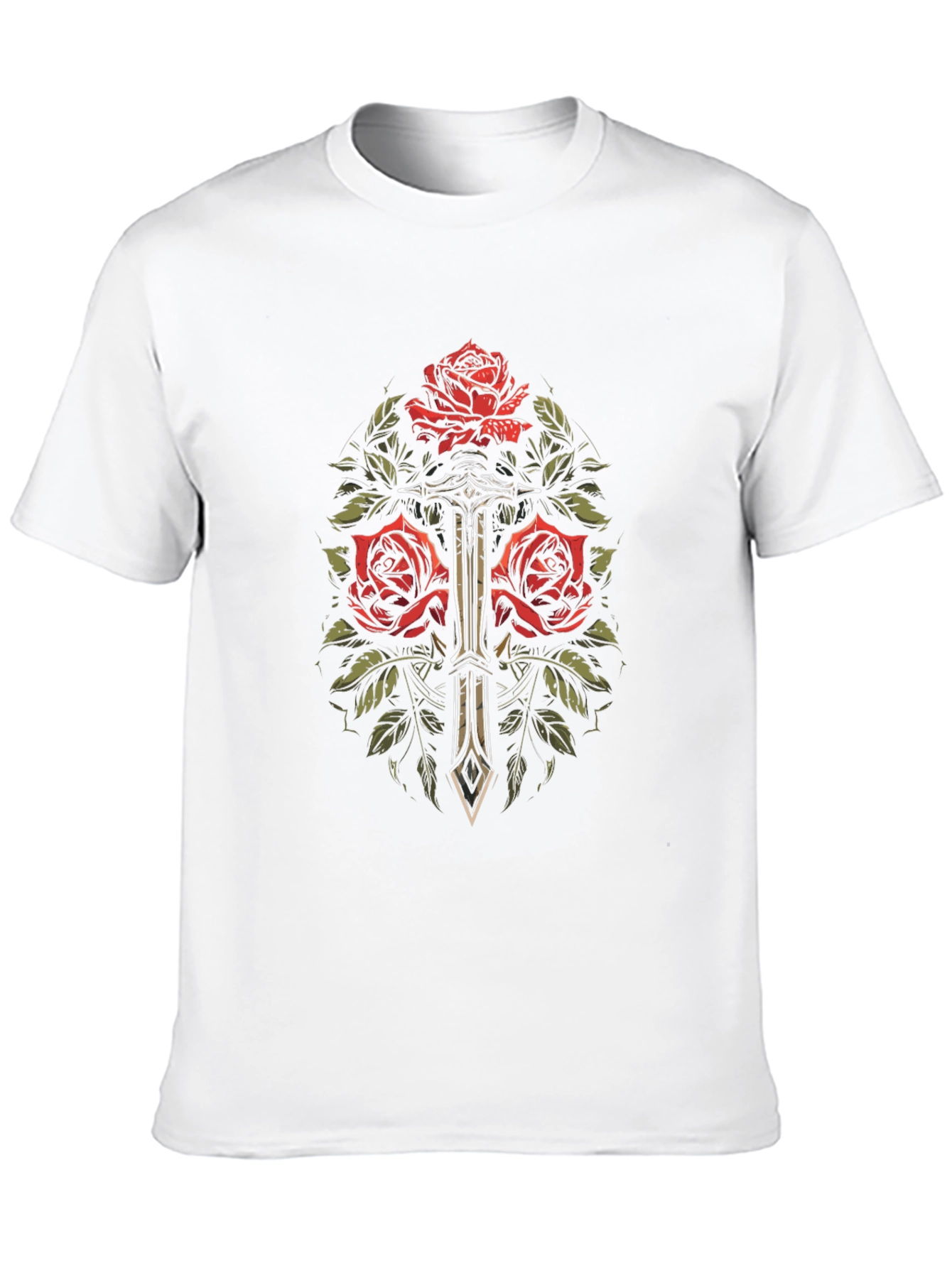 Rose & Dagger Graphic Tee - Edgy Streetwear