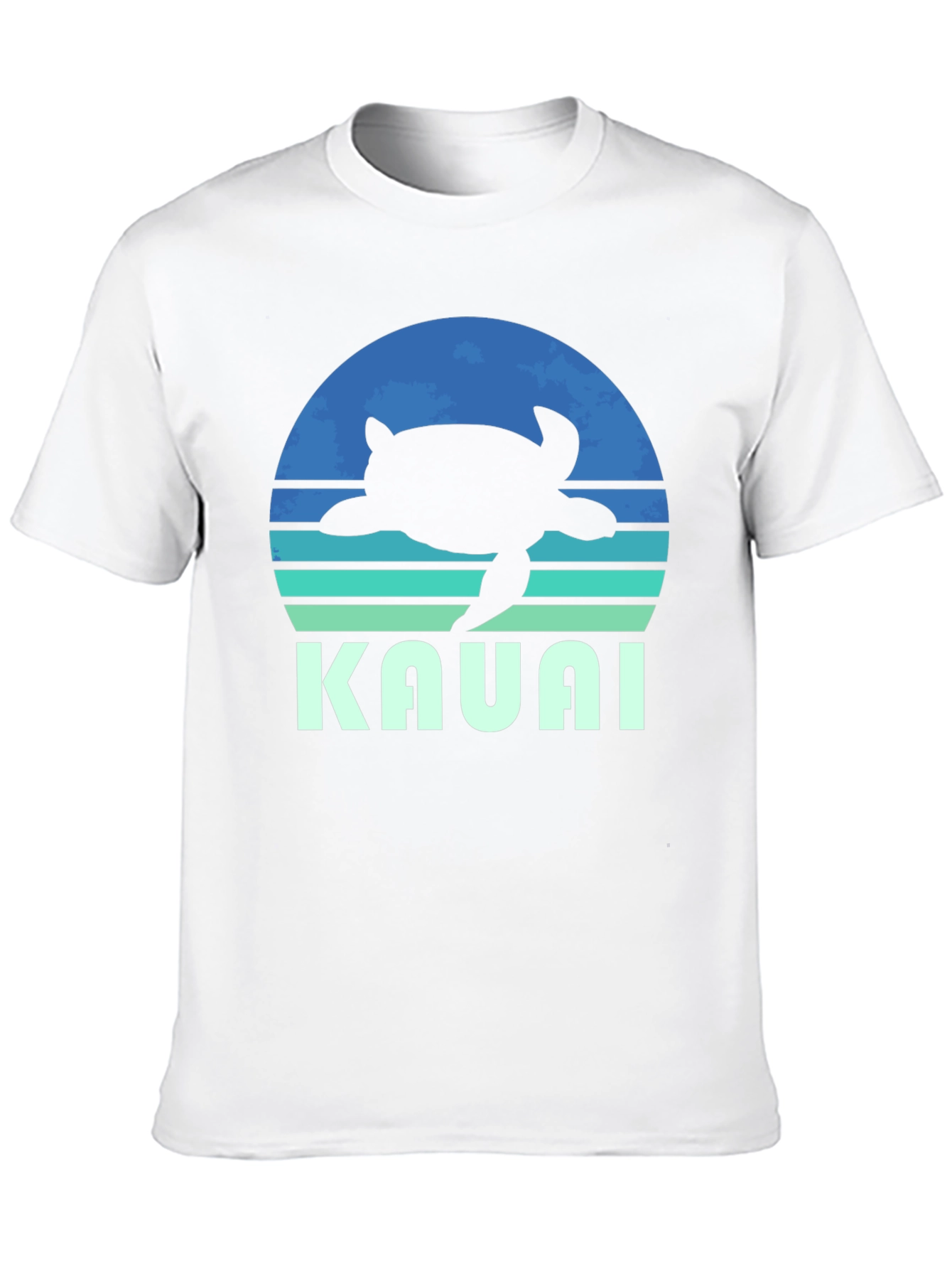 Kauai Turtle Sunset Graphic T-Shirt