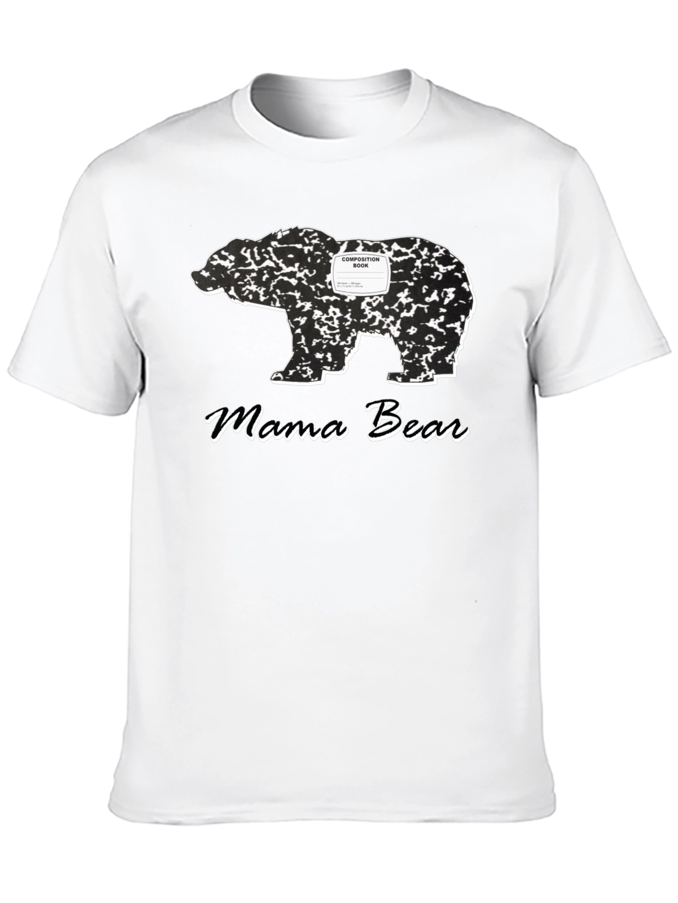 Mama Bear Composition Book Graphic Tee