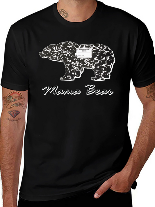 Mama Bear Composition Book Graphic Tee