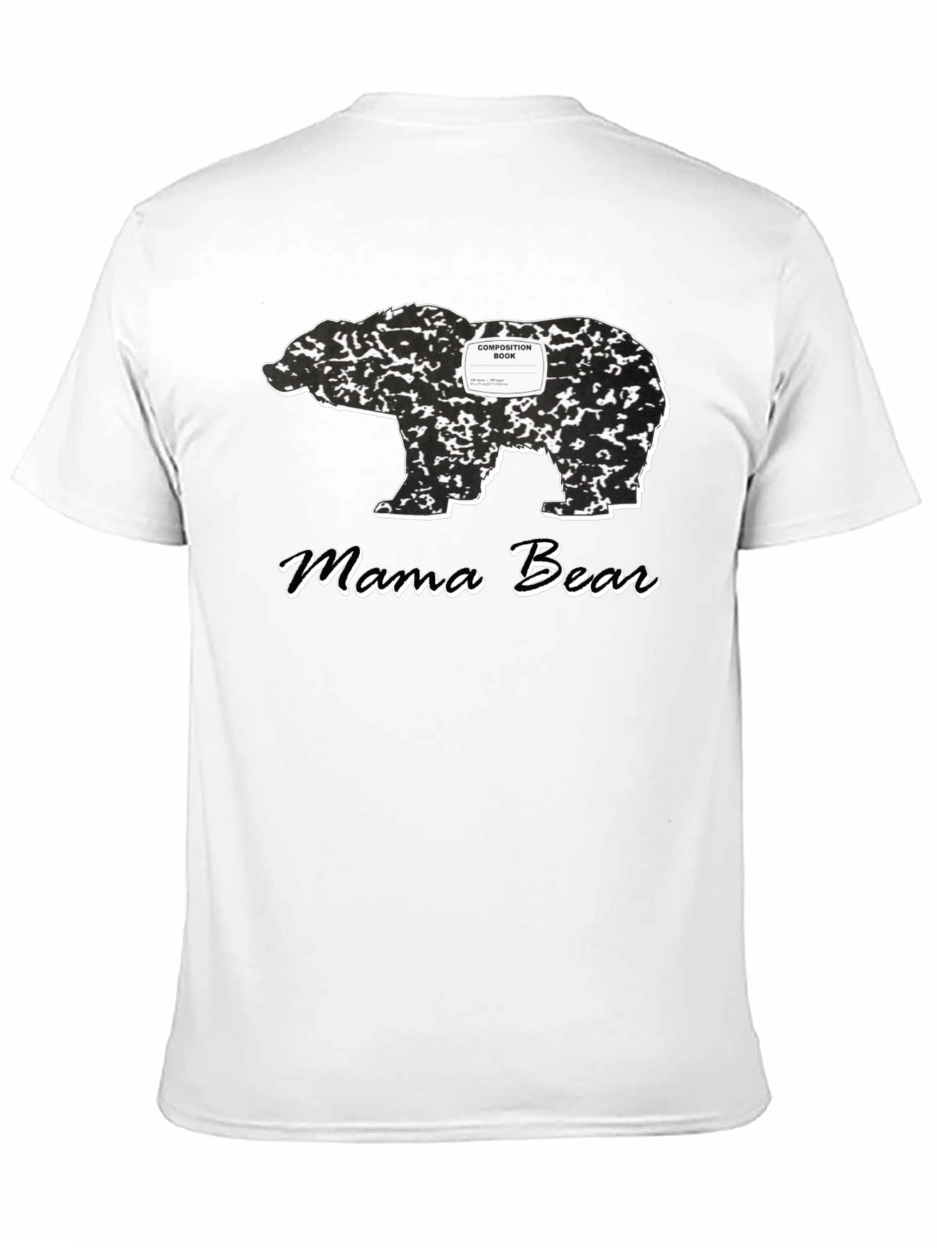 Mama Bear Composition Book Graphic Tee
