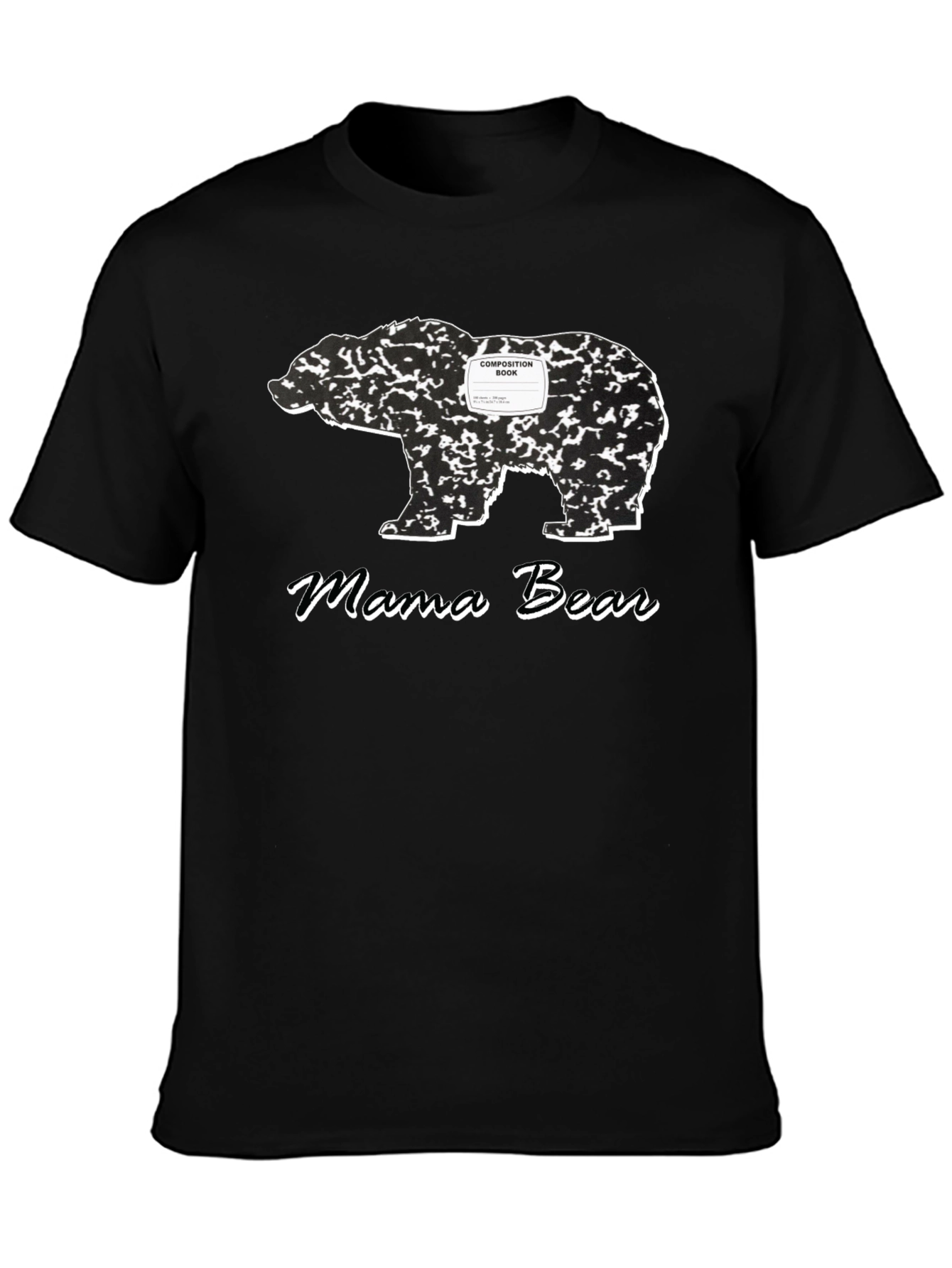 Mama Bear Composition Book Graphic Tee