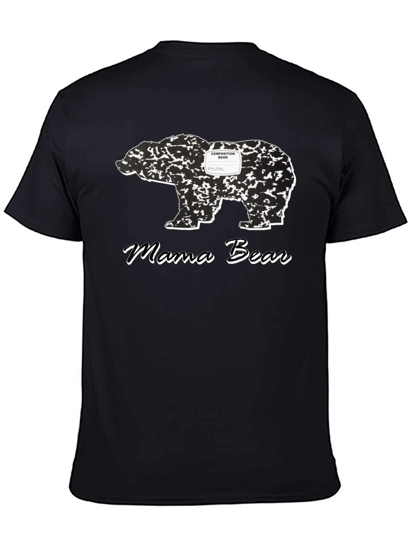 Mama Bear Composition Book Graphic Tee