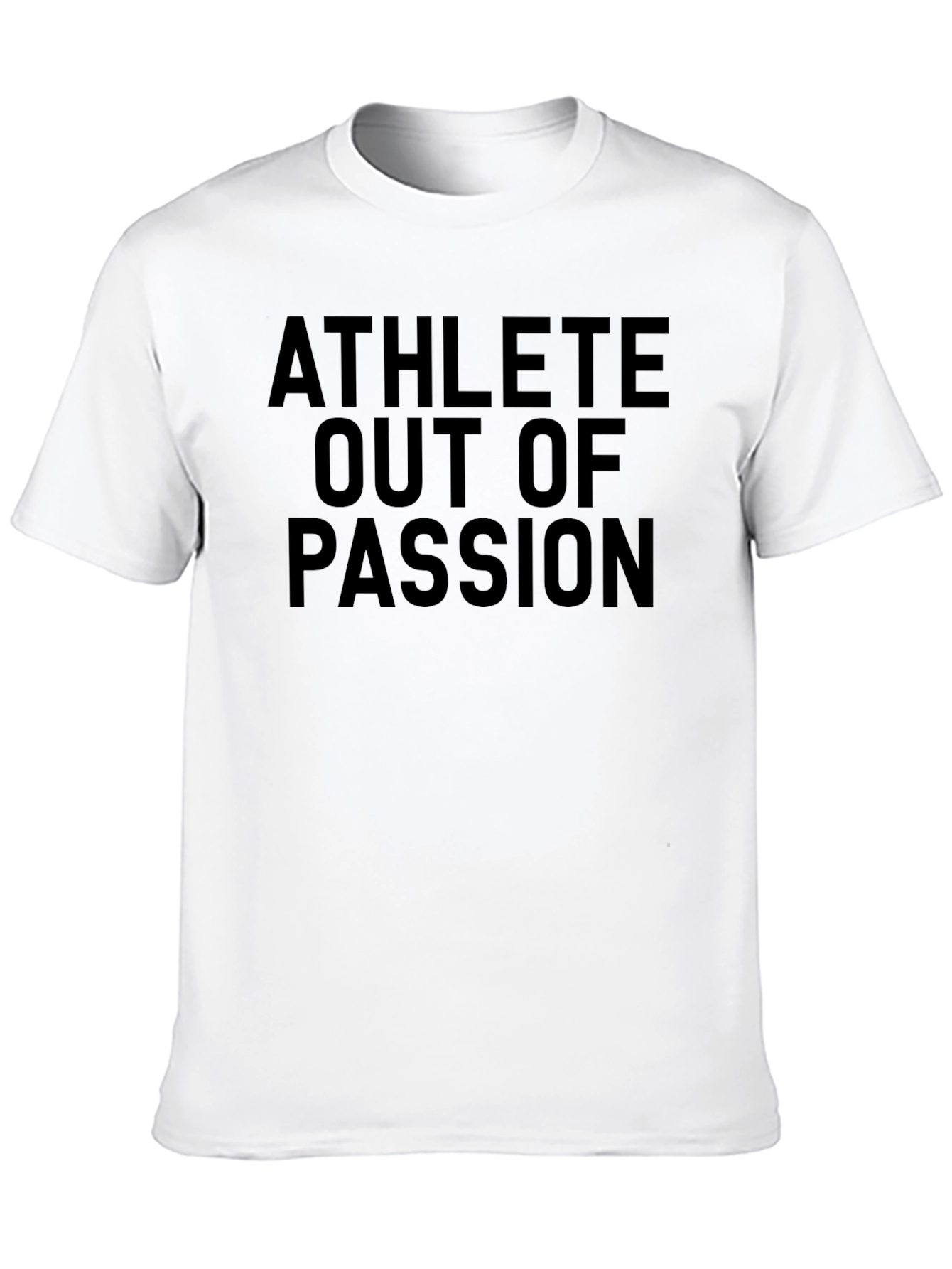 Athlete Out of Passion Black Graphic Tee