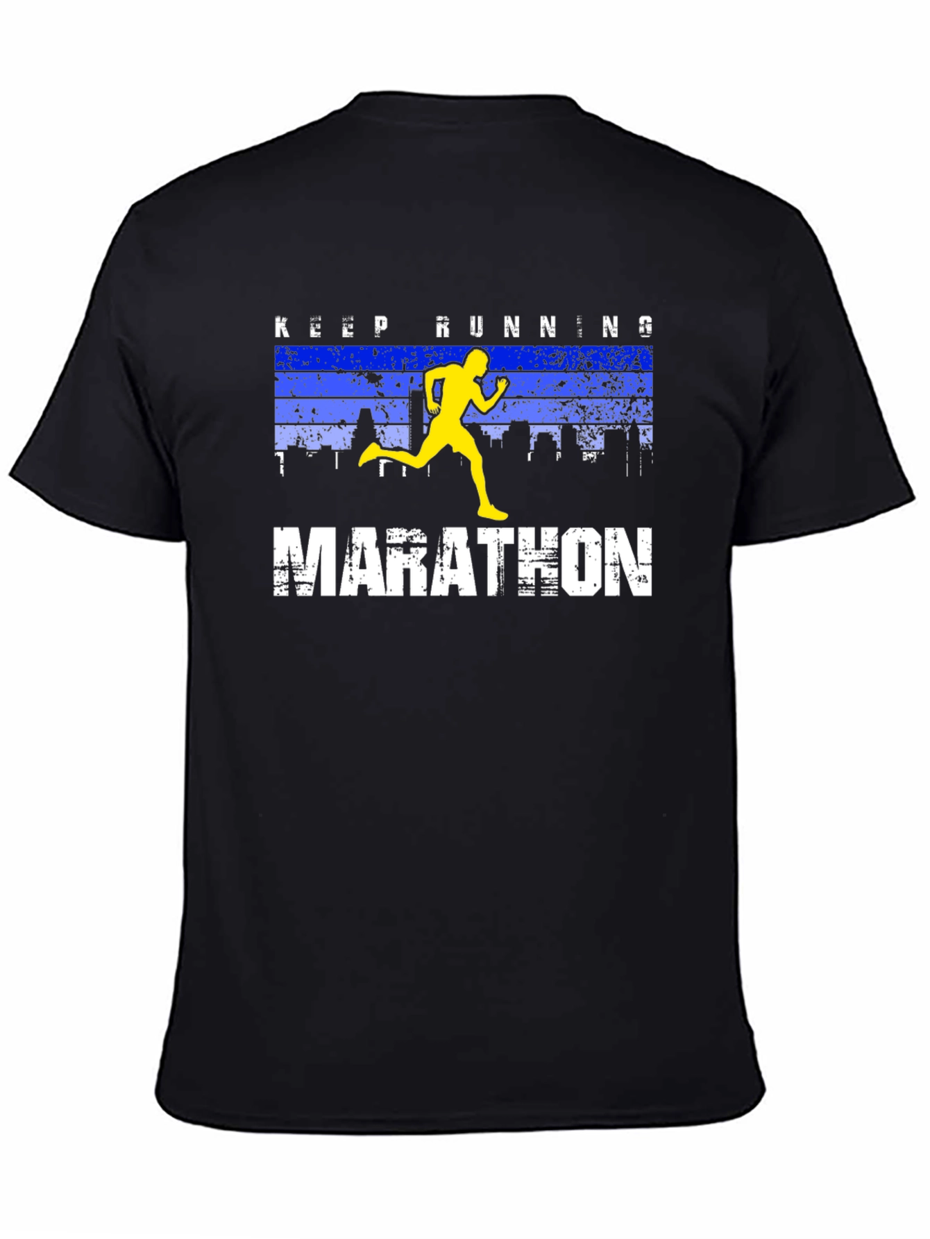 Keep Running Marathon T-Shirt - Sporty Graphic Tee