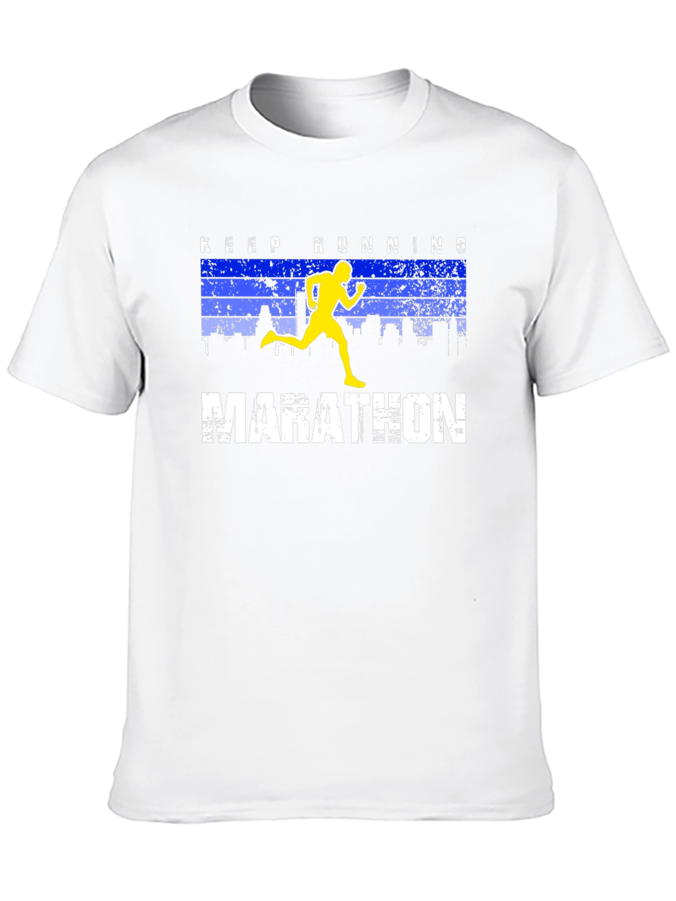 Keep Running Marathon T-Shirt - Sporty Graphic Tee