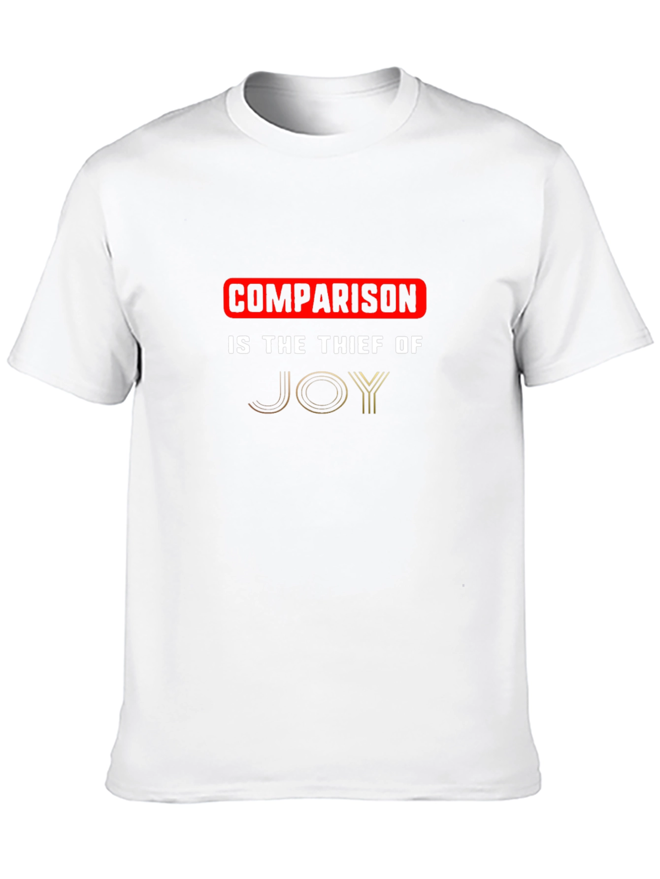 Comparison is Thief of Joy Black Graphic Tee