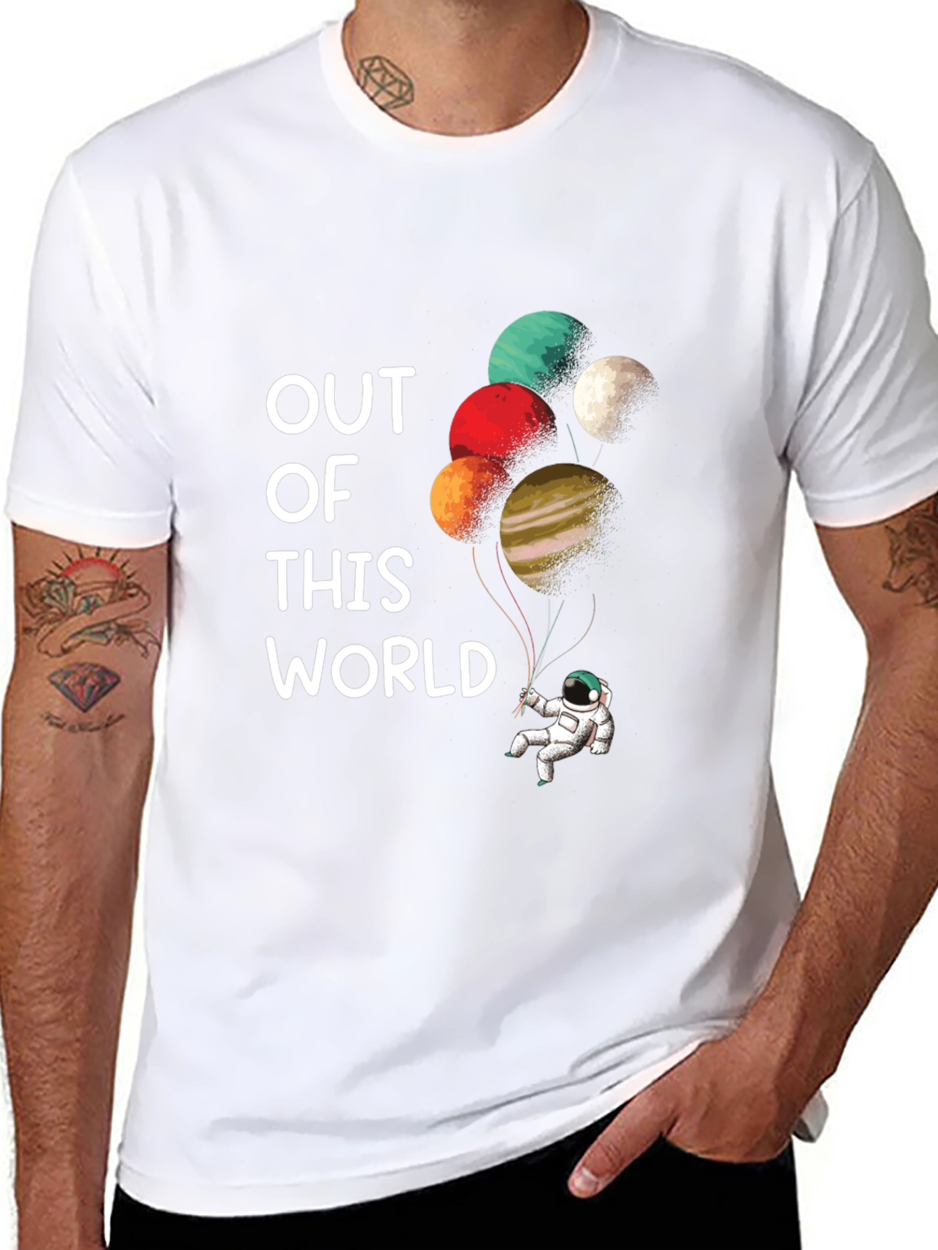 Out of This World Astronaut Graphic Tee