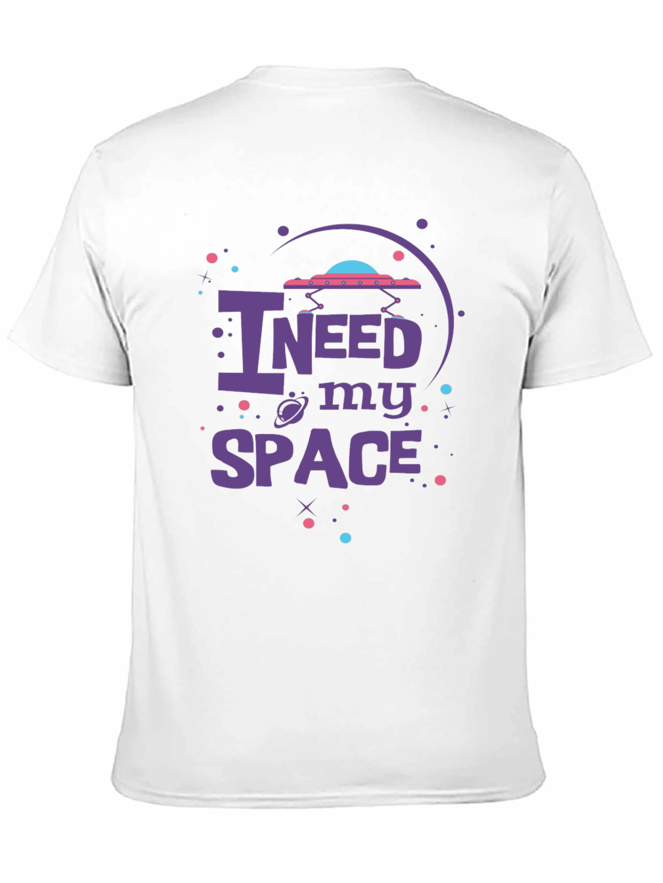 I Need My Space UFO Graphic T-Shirt