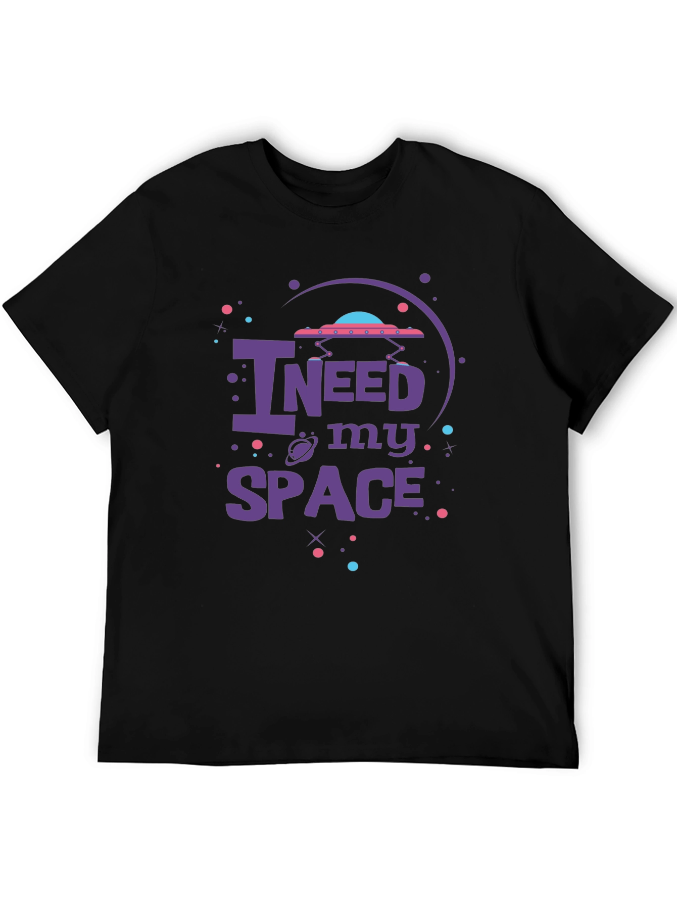 I Need My Space UFO Graphic T-Shirt