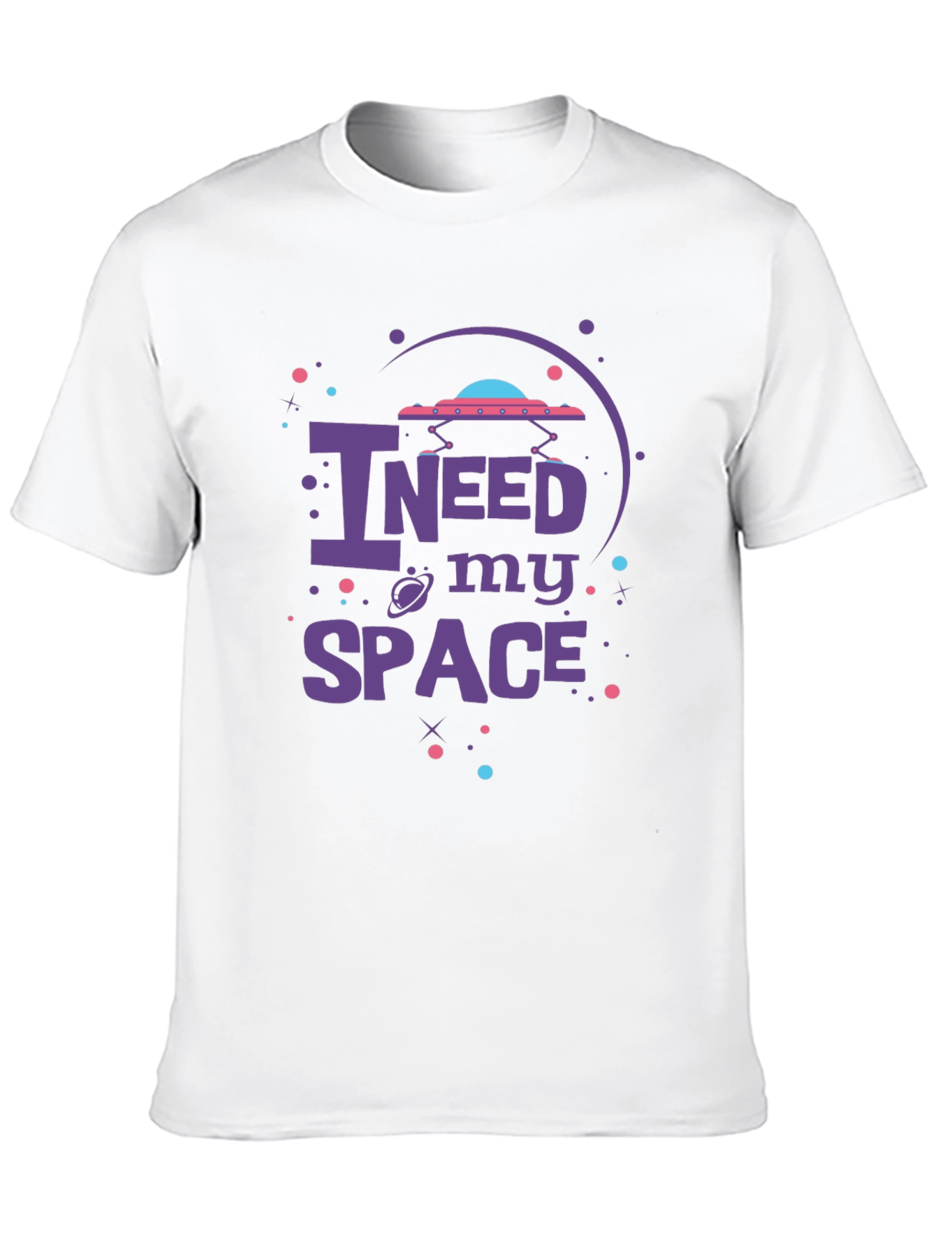 I Need My Space UFO Graphic T-Shirt
