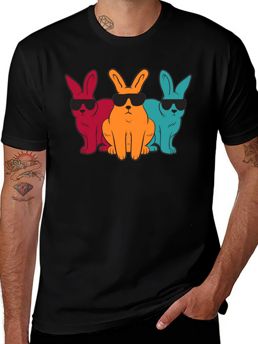 Cool Bunny Graphic T-Shirt