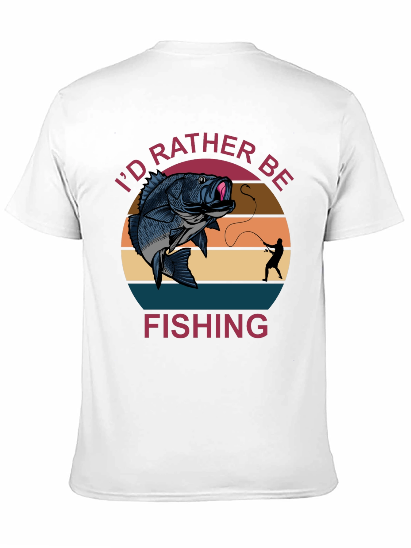 Id Rather Be Fishing Graphic T-Shirt