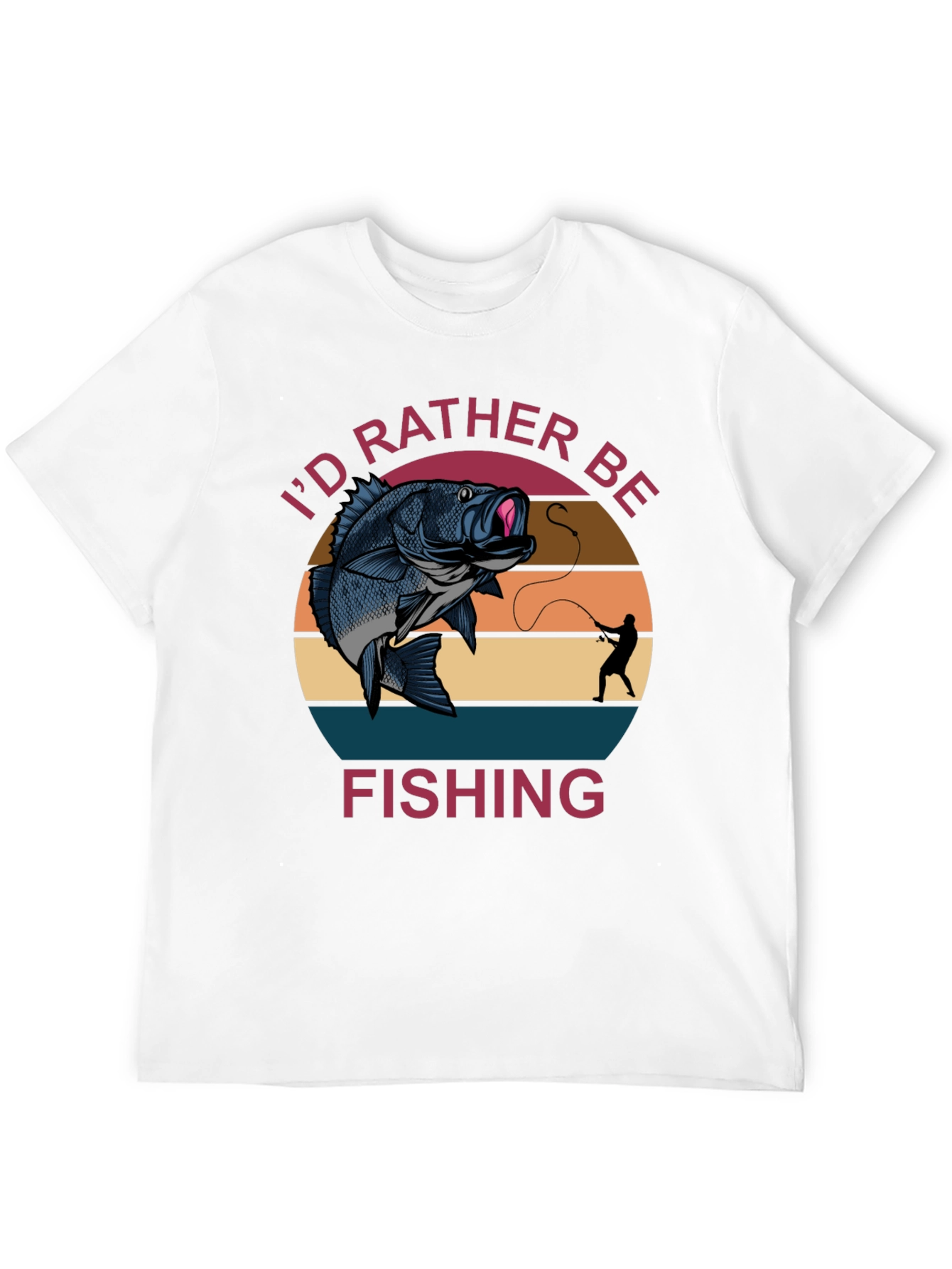 Id Rather Be Fishing Graphic T-Shirt