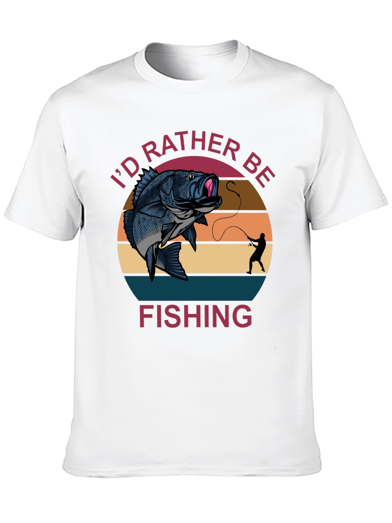 Id Rather Be Fishing Graphic T-Shirt