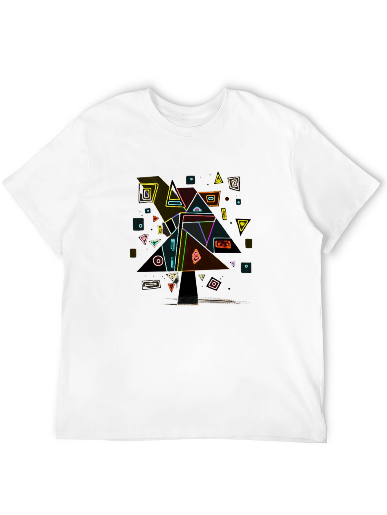 Abstract Geometric Tee - Modern Art Shirt