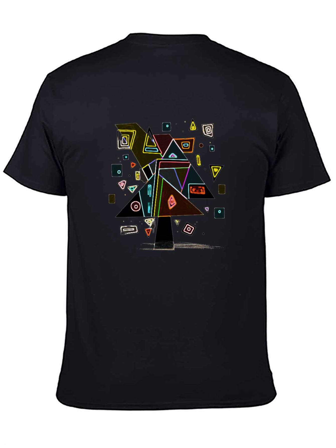 Abstract Geometric Tee - Modern Art Shirt