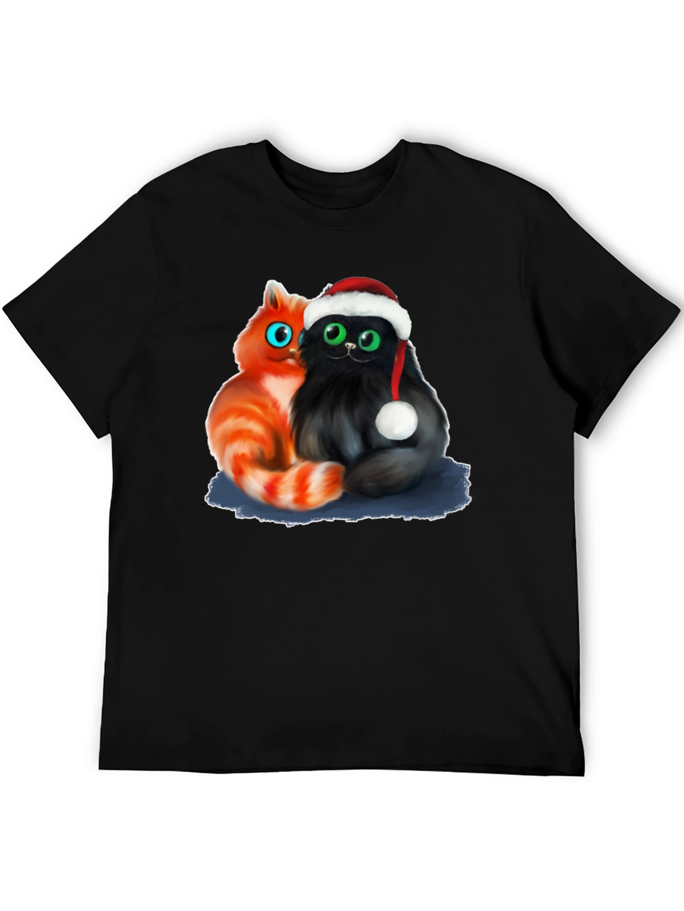 Festive Cats T-Shirt - Holiday Graphic Tee