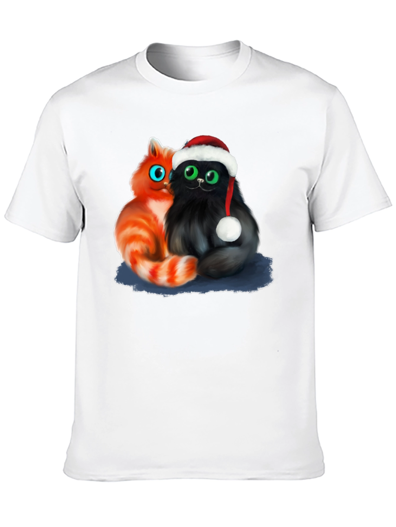 Festive Cats T-Shirt - Holiday Graphic Tee