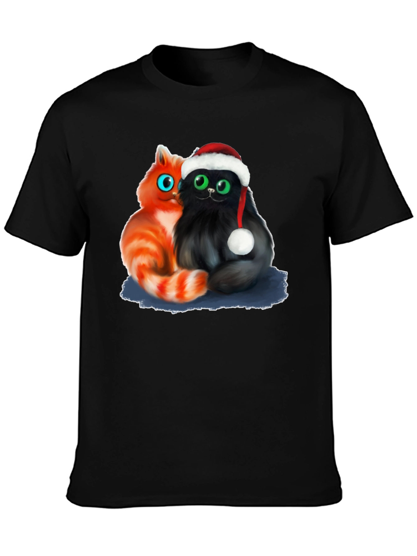 Festive Cats T-Shirt - Holiday Graphic Tee
