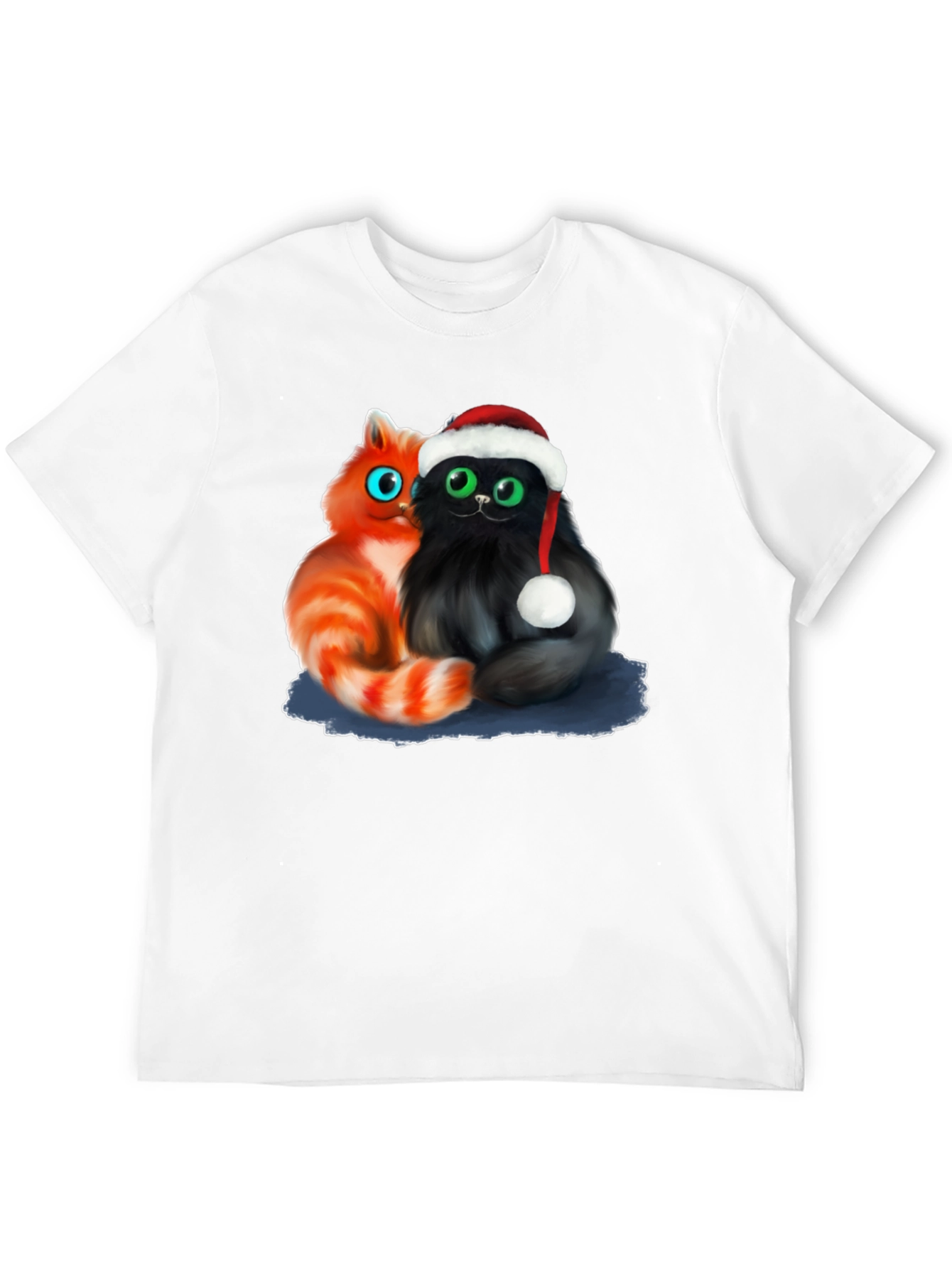 Festive Cats T-Shirt - Holiday Graphic Tee