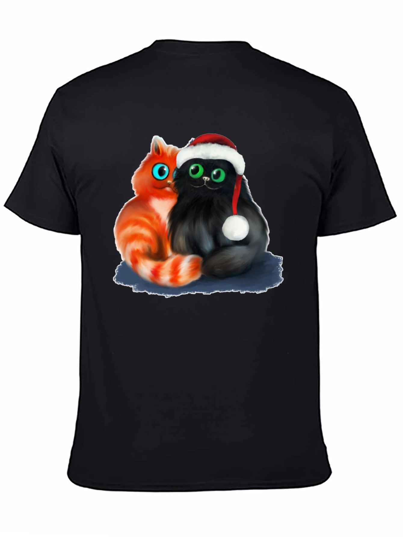 Festive Cats T-Shirt - Holiday Graphic Tee