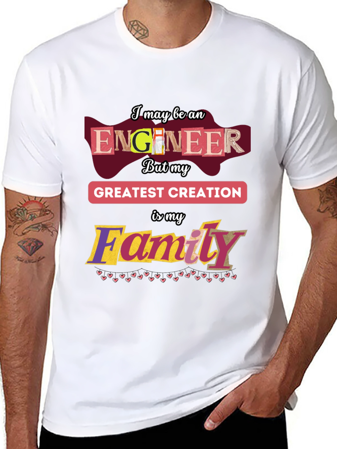 Engineer Family T-Shirt - Greatest Creation