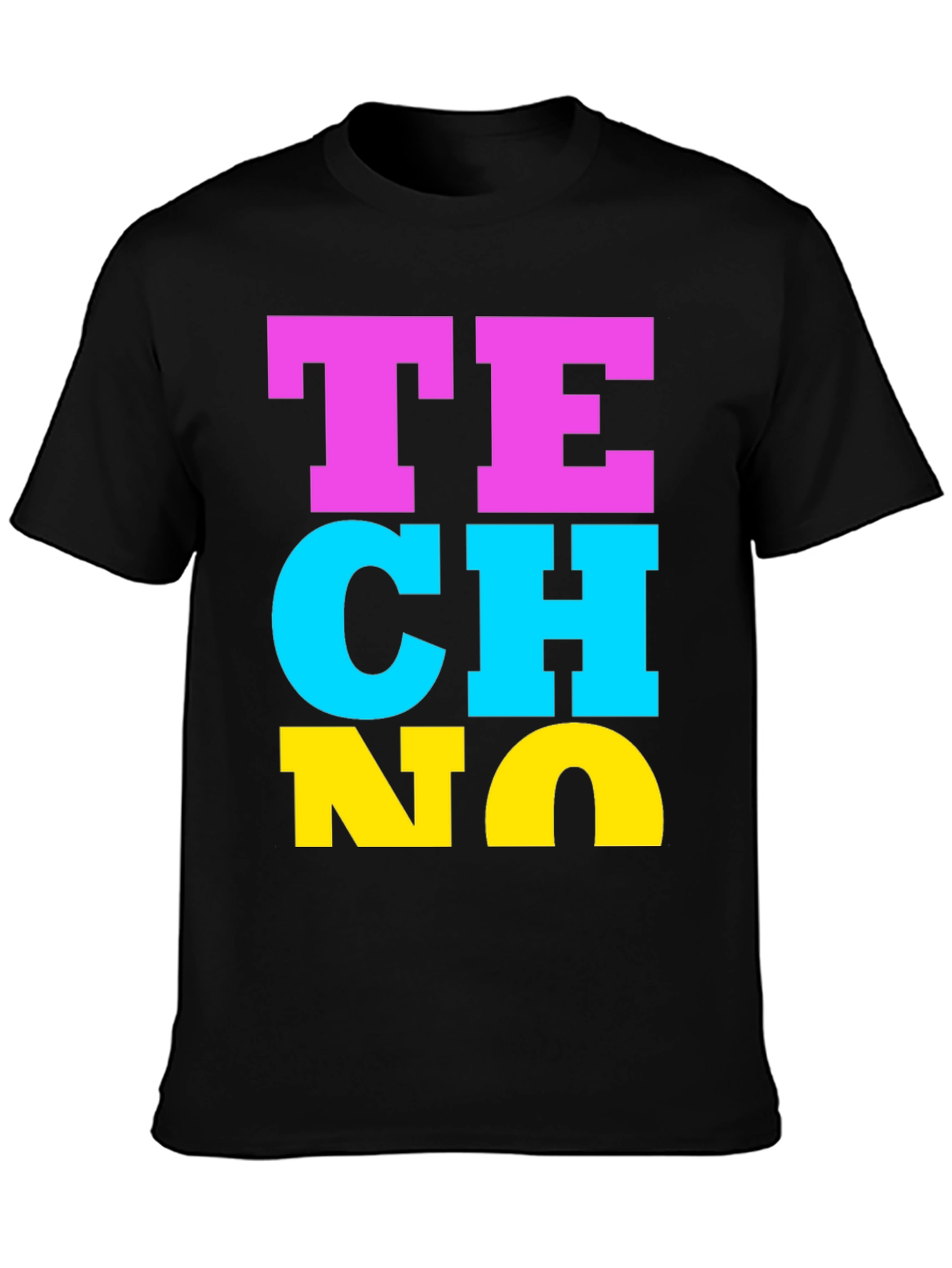 Techno Bold Statement T-Shirt