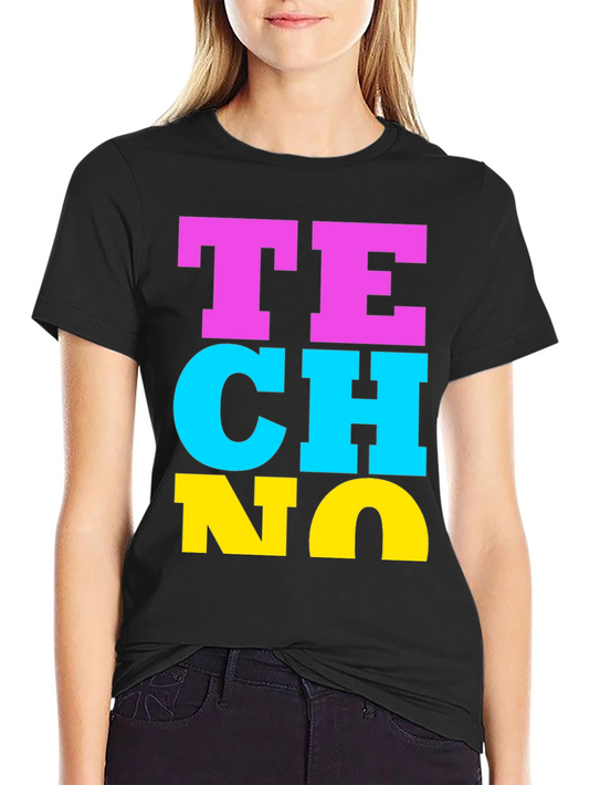 Techno Bold Statement T-Shirt