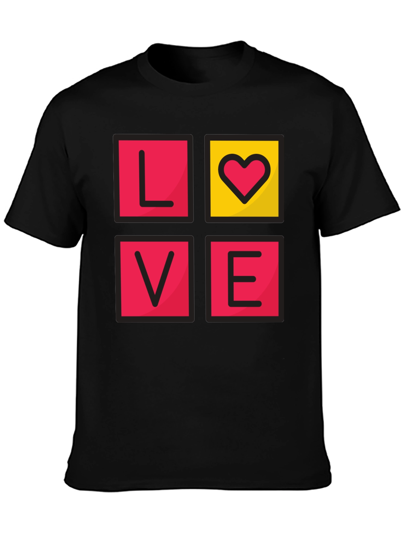 Love Graphic T-Shirt - Stylish Heart Tee