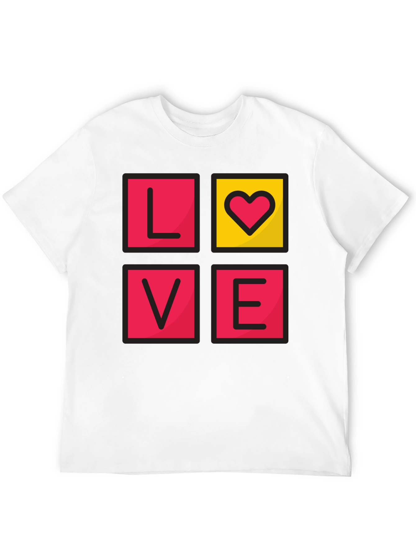 Love Graphic T-Shirt - Stylish Heart Tee