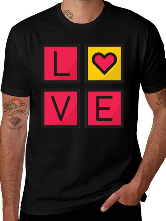 Love Graphic T-Shirt - Stylish Heart Tee