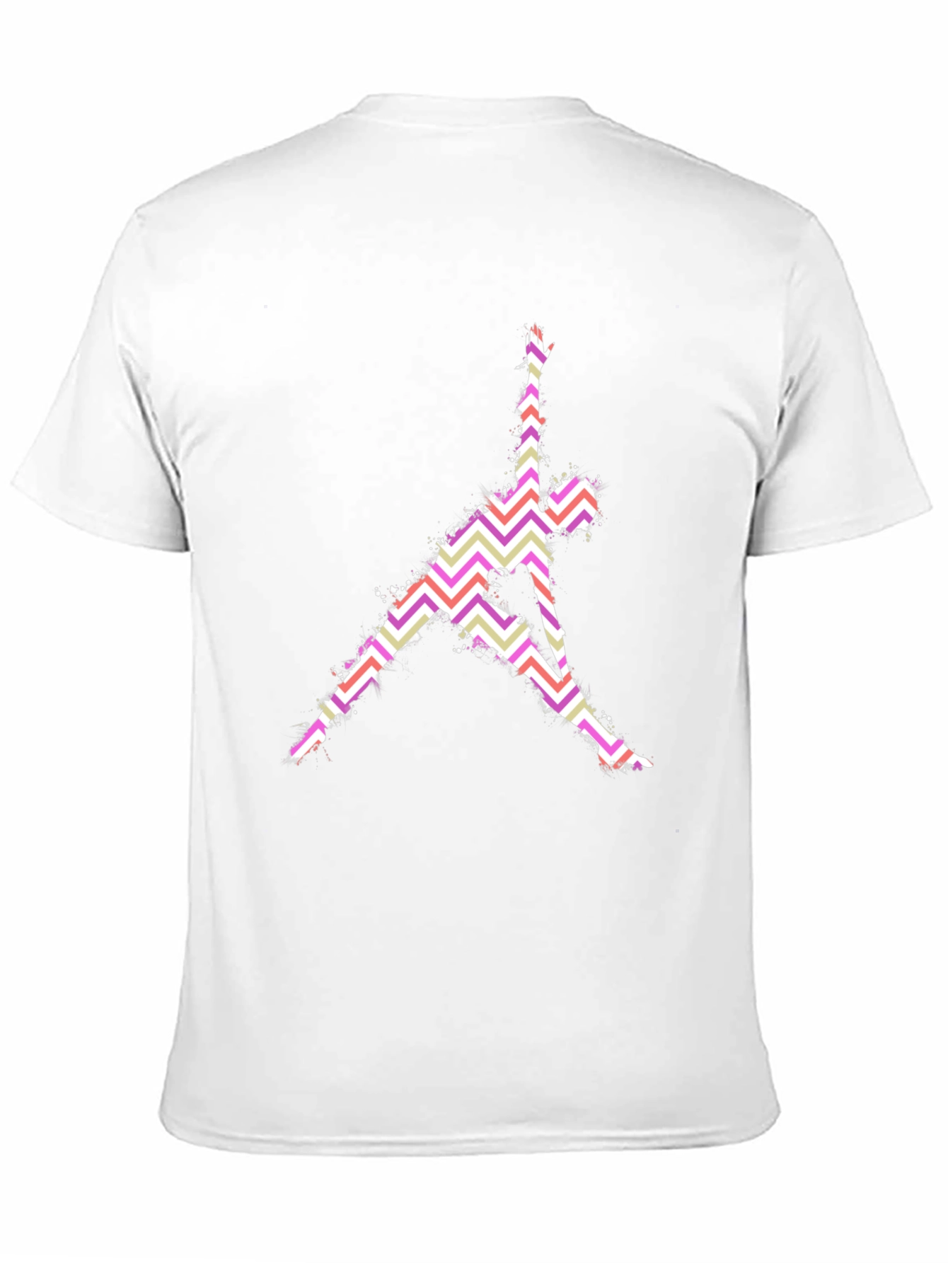 Yoga Pose Graphic Print Black T-Shirt