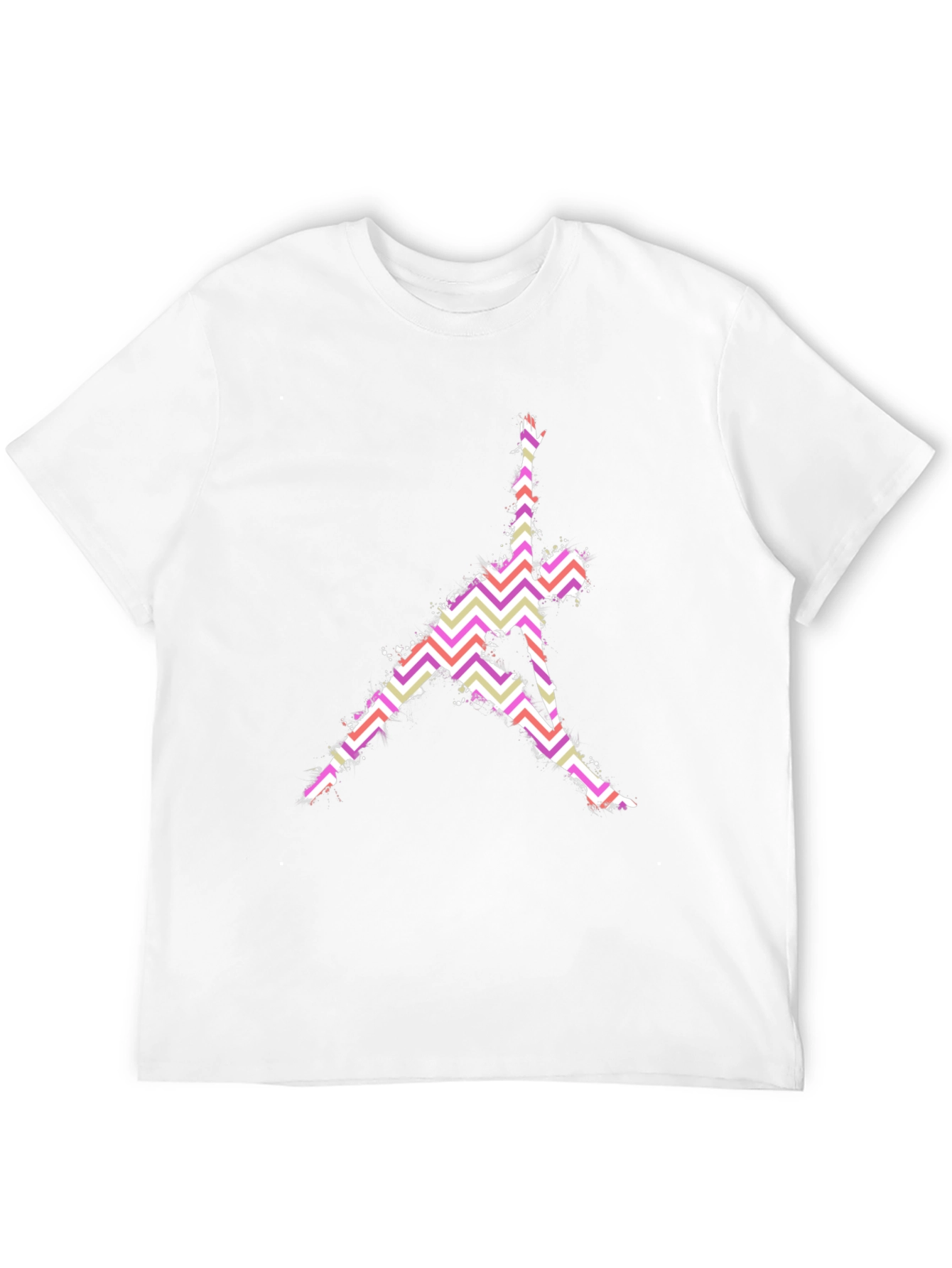 Yoga Pose Graphic Print Black T-Shirt
