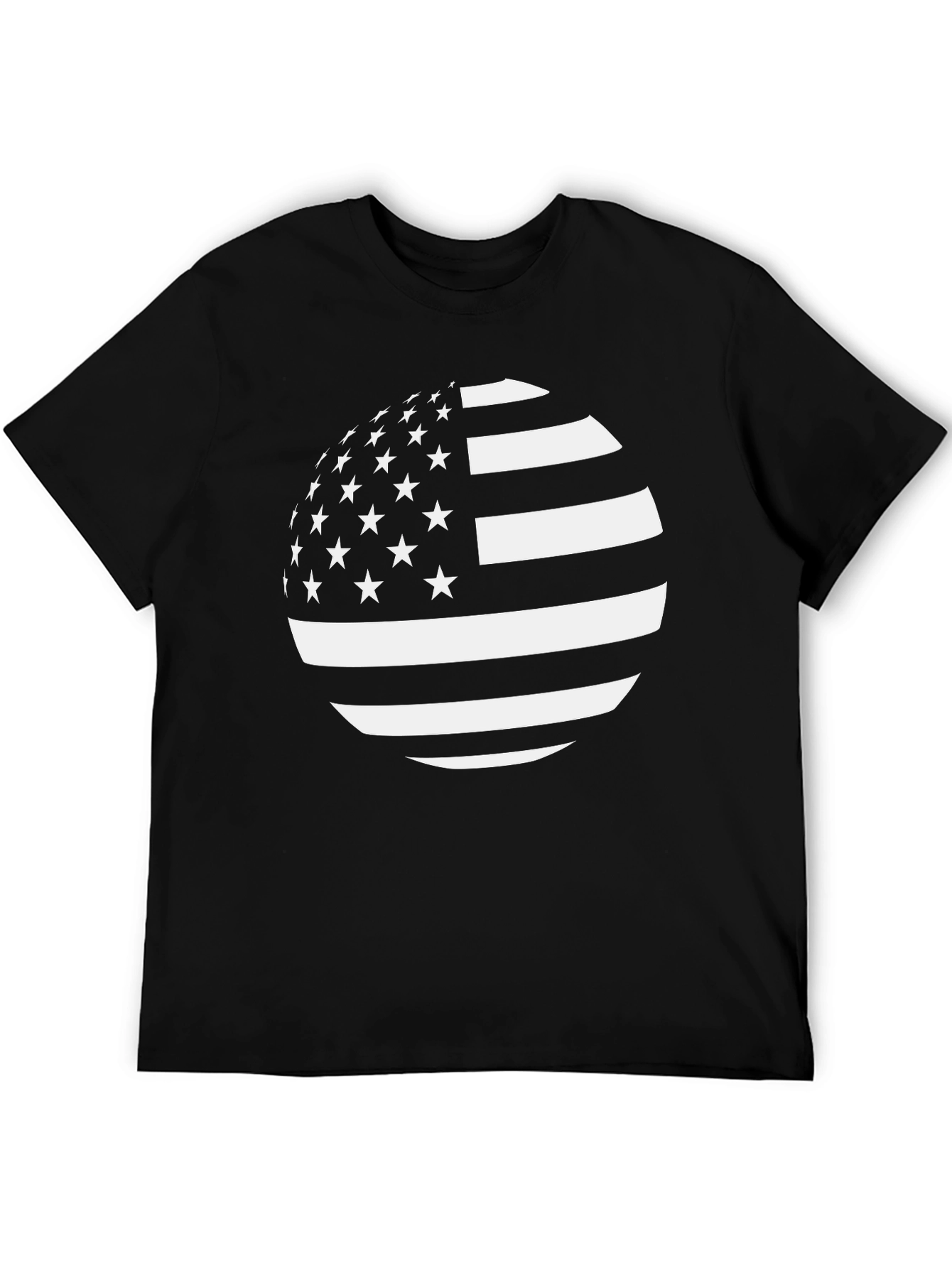 American Flag Globe T-Shirt - Patriotic USA Pride