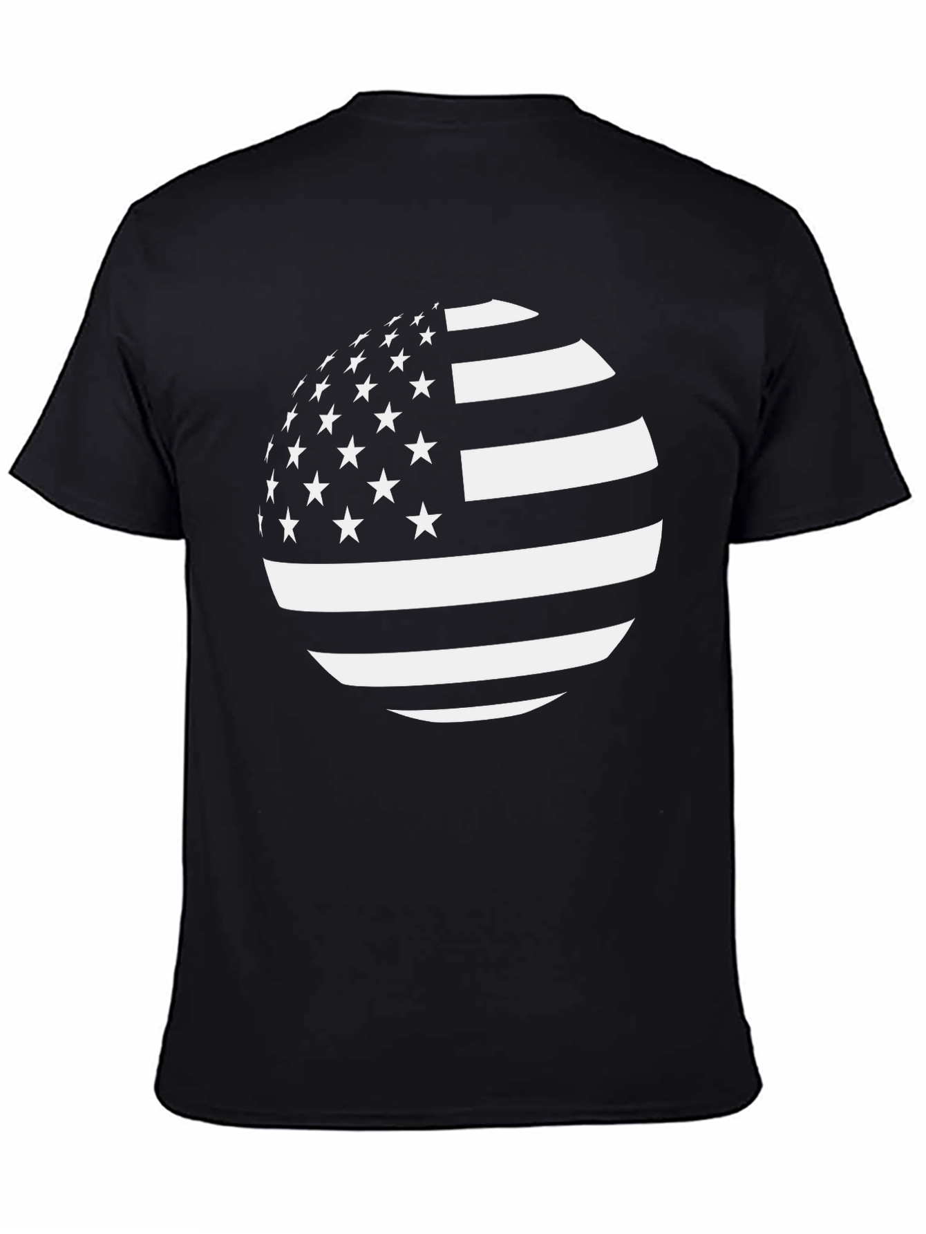 American Flag Globe T-Shirt - Patriotic USA Pride