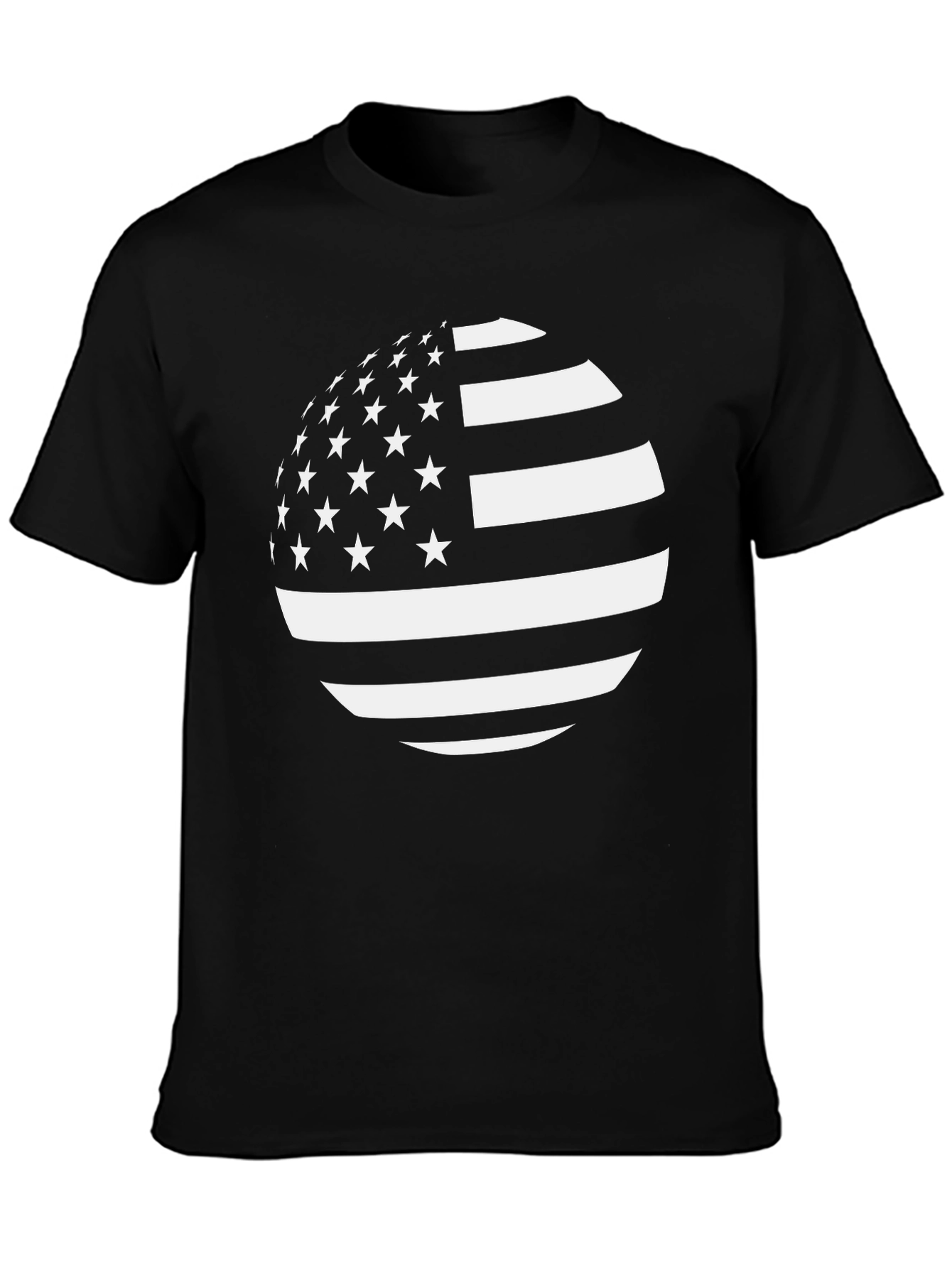 American Flag Globe T-Shirt - Patriotic USA Pride