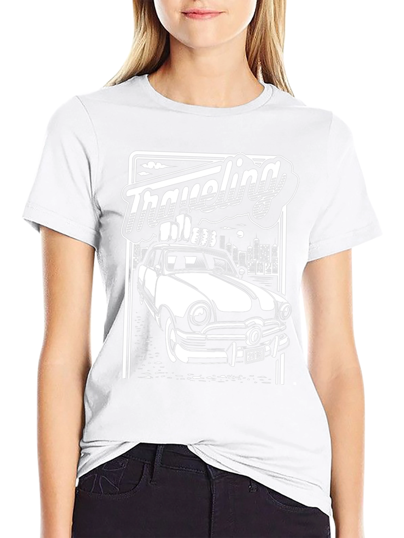 Retro Car T-Shirt - Traveling Graphic Tee