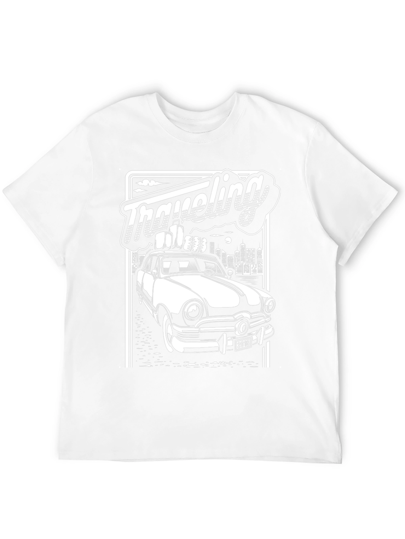 Retro Car T-Shirt - Traveling Graphic Tee