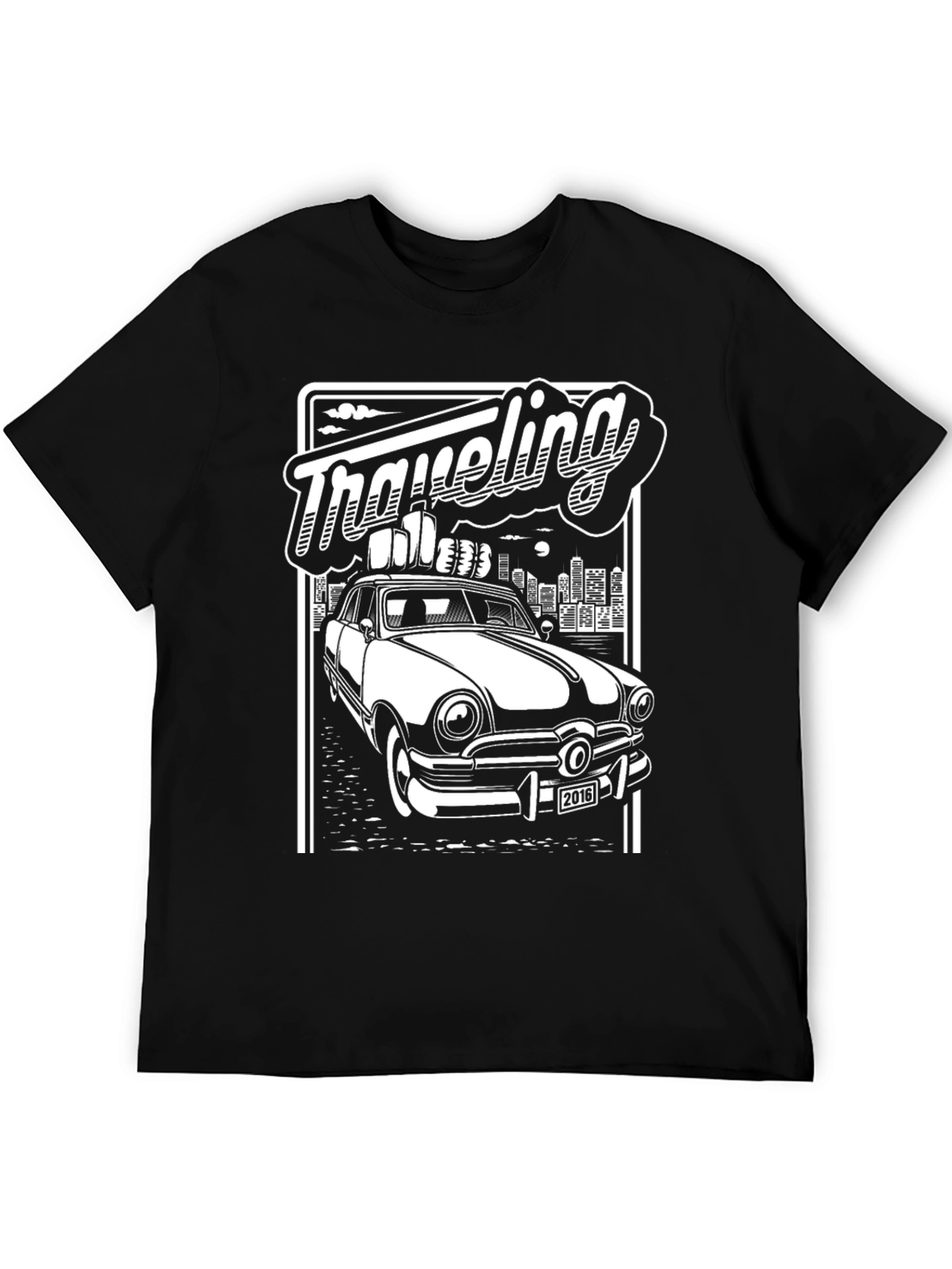 Retro Car T-Shirt - Traveling Graphic Tee